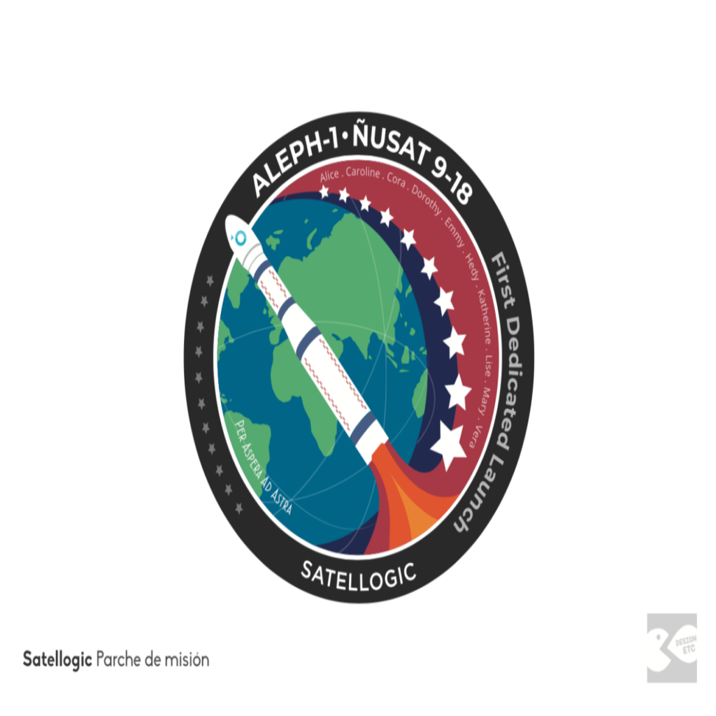 Satellogic — Parche de misión, 10 satélites